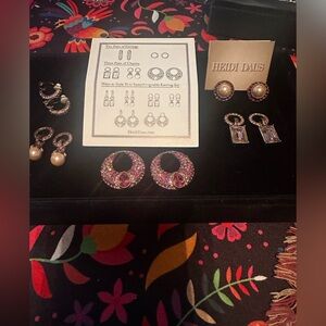 Heidi Daus Interchangeable Sparkling Clip on Earrings